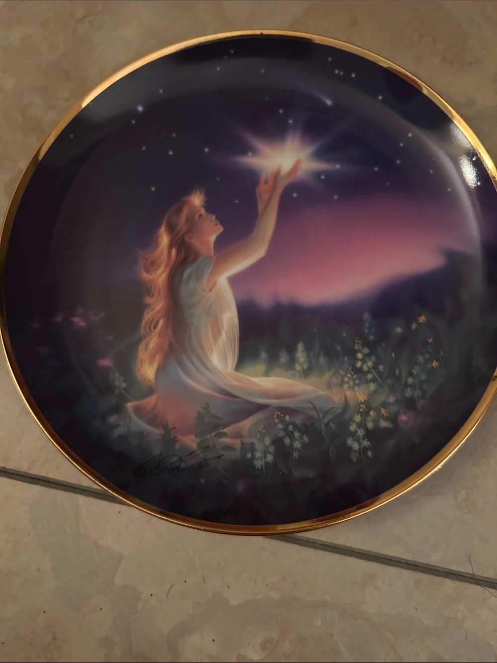 Collector's Decorative Plate - Franklin mint mystical